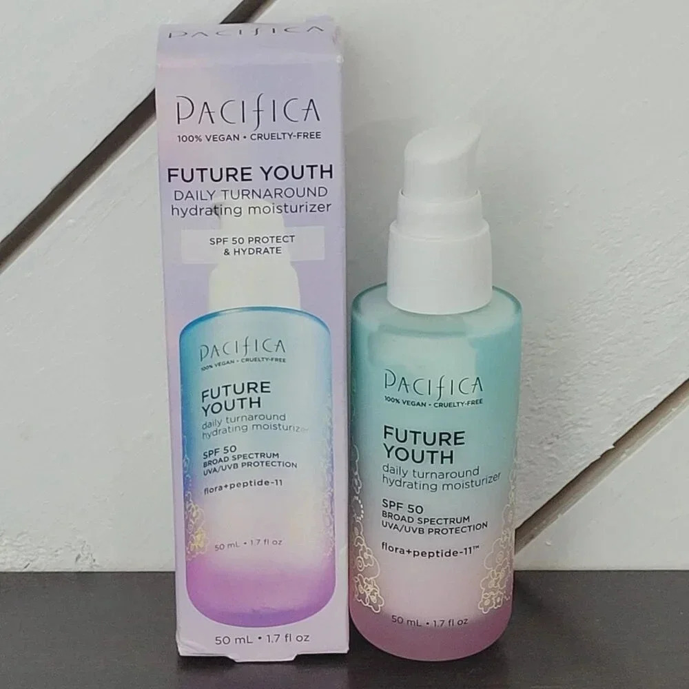 Pacifica Future Youth Daily Turnaround Hydrating Moisturizer SPF 50 1.7 fl  14CT